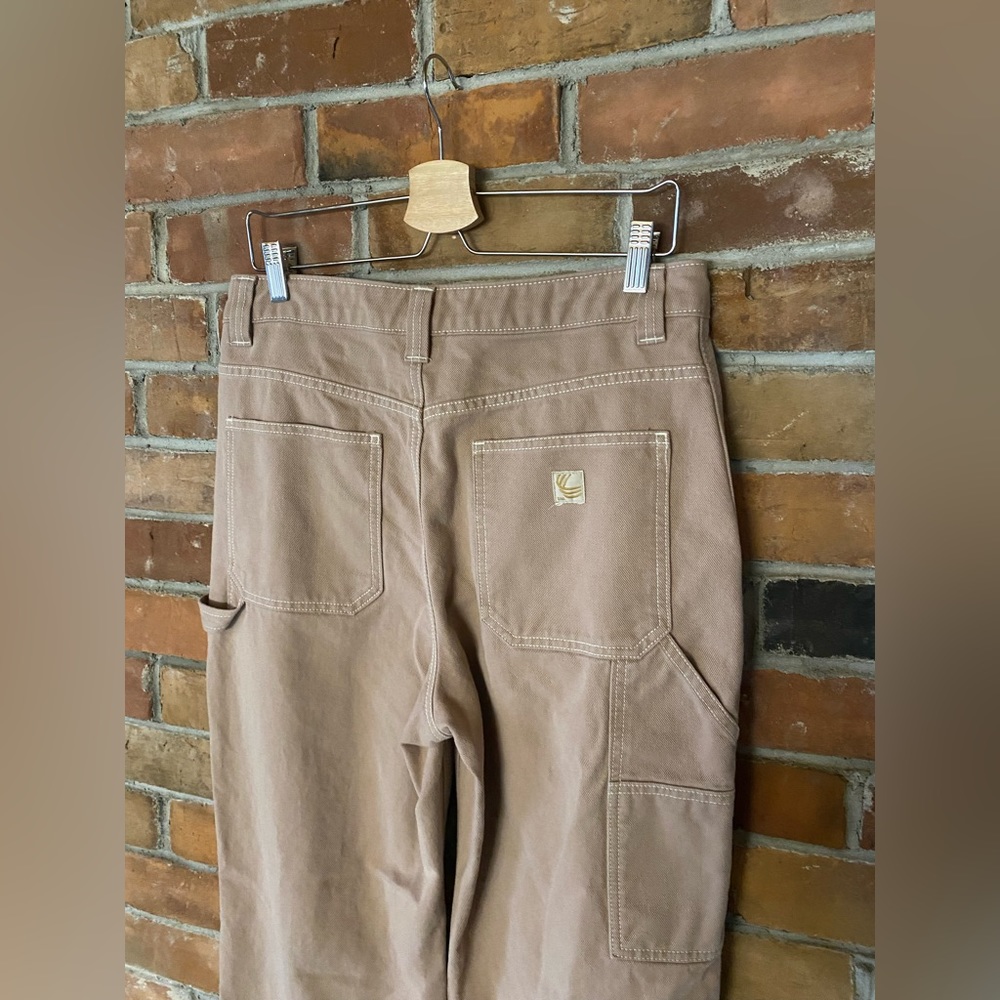 ARITZIA TNA the greenwich pant cargo carpenter straight leg pants size 10 - Picture 4 of 7